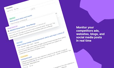 EyeOn App 自动更新电子邮件，提供重要发展动态和竞争对手洞察。