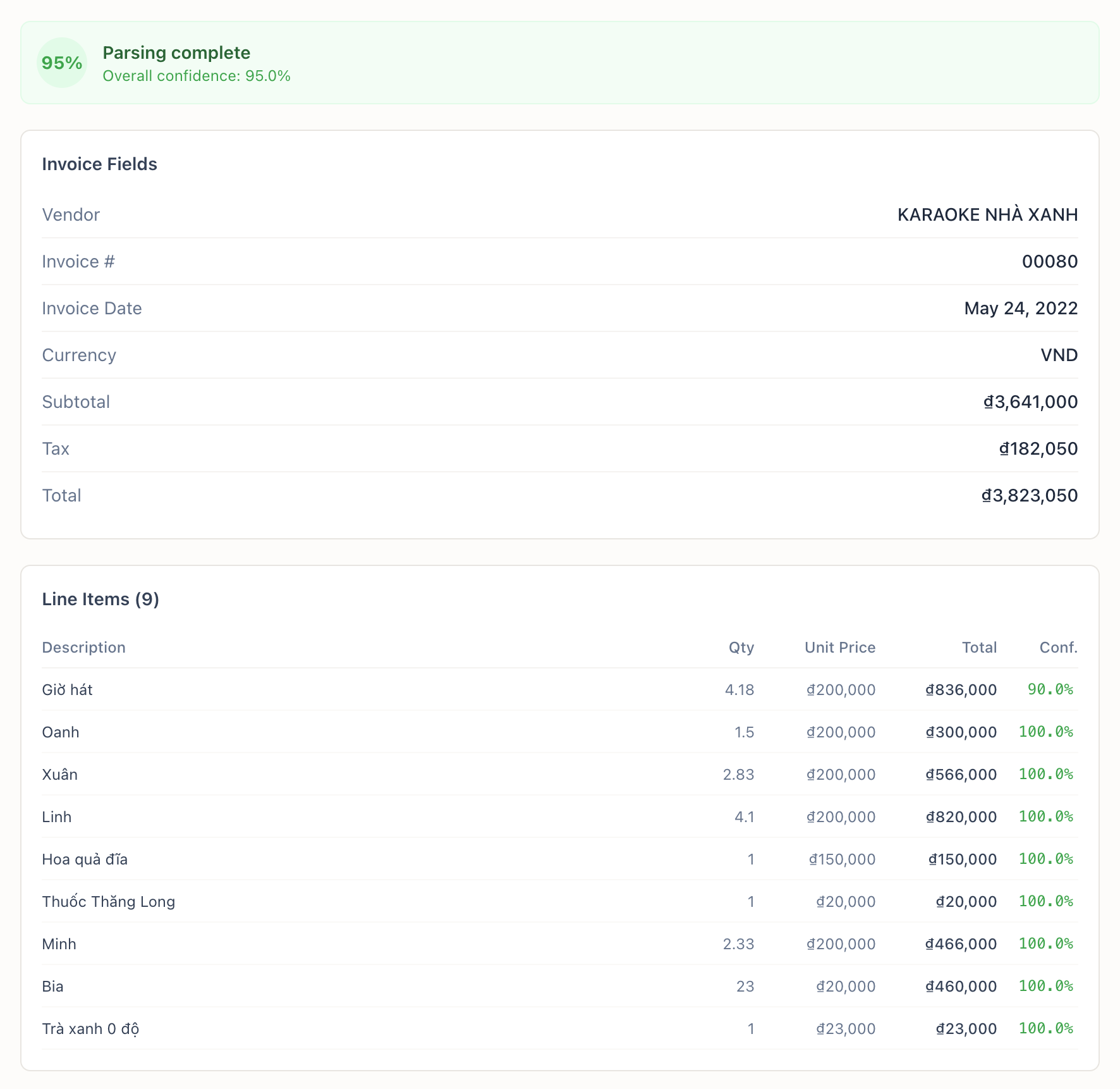 AI Scnr - Invoice AI Scanner - Screenshot 5 showing product features and functionality