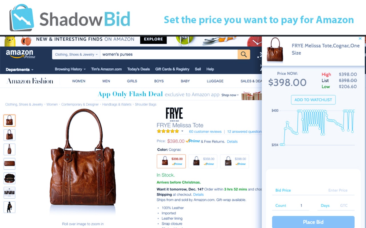 ShadowBid - Chrome Extension gallery image
