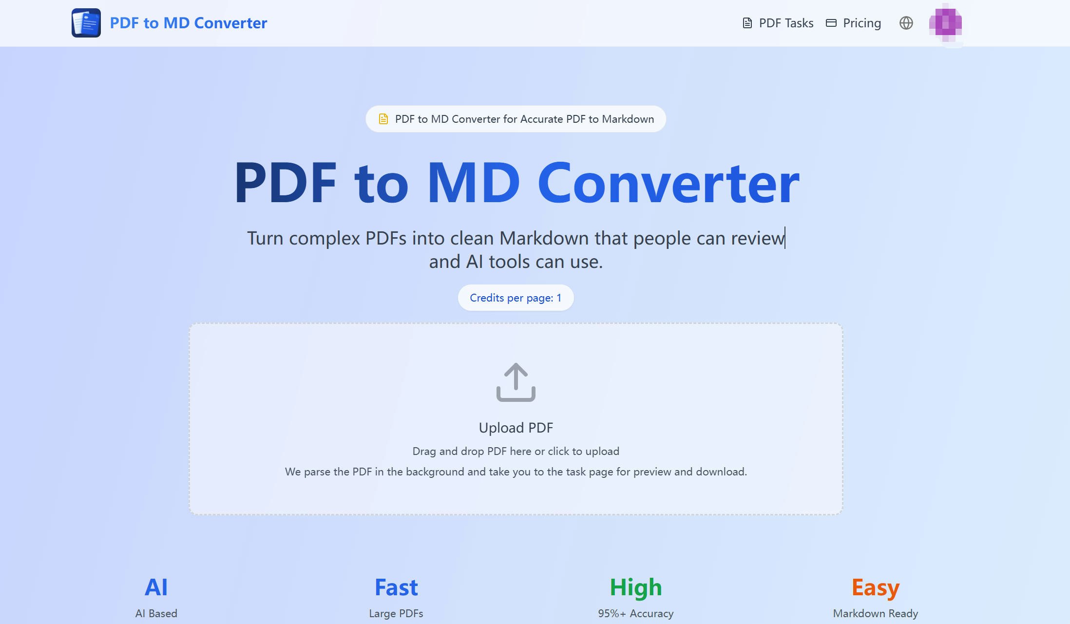 PDF to MD Converter gallery image
