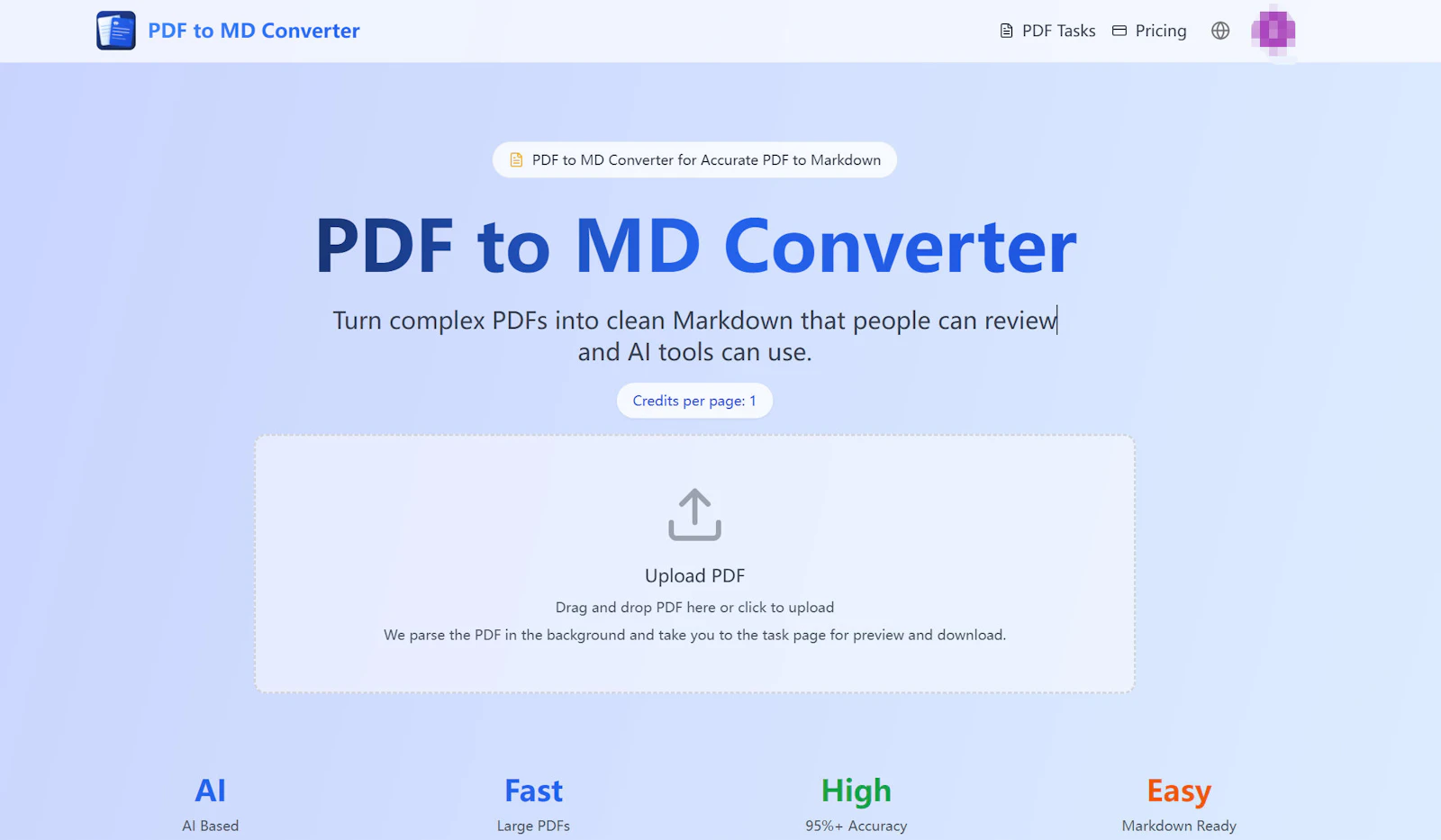 PDF to MD Converter screenshot 2