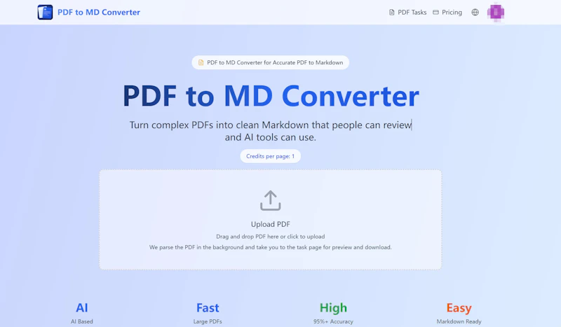 PDF to MD Converter screenshot 2