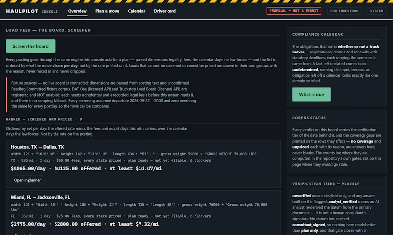 HaulPilot screenshot 7