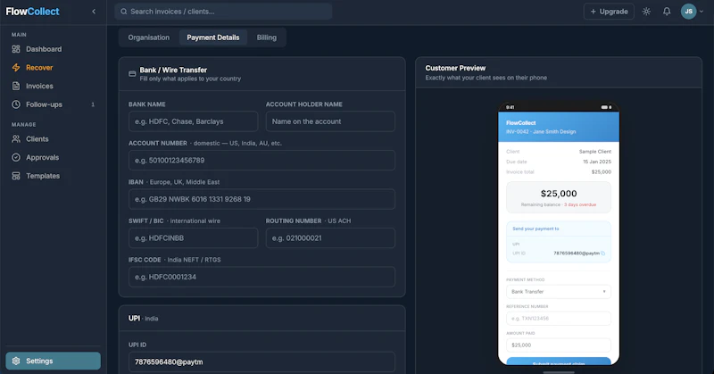 FlowCollect screenshot 4