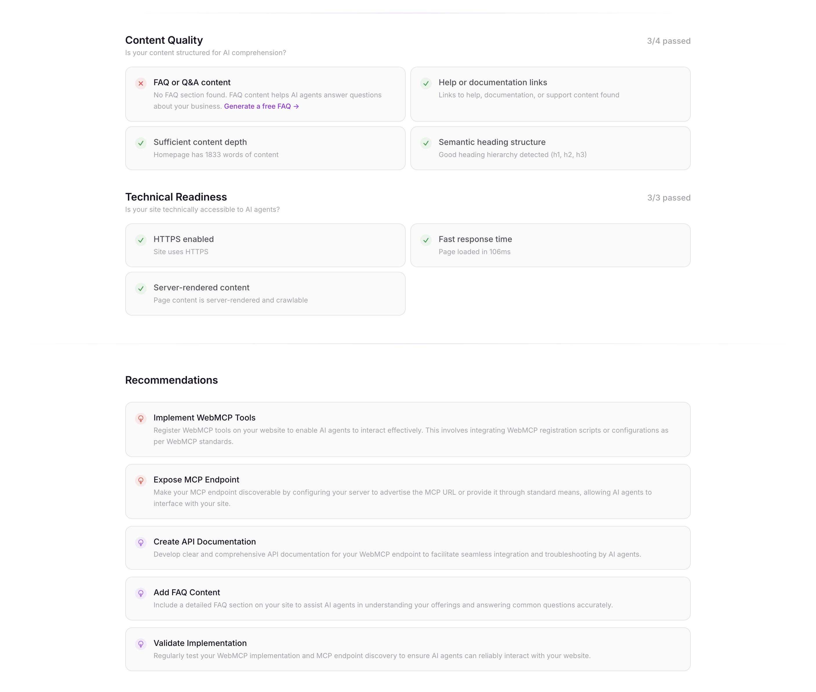 AI Agent Readiness Scanner gallery image