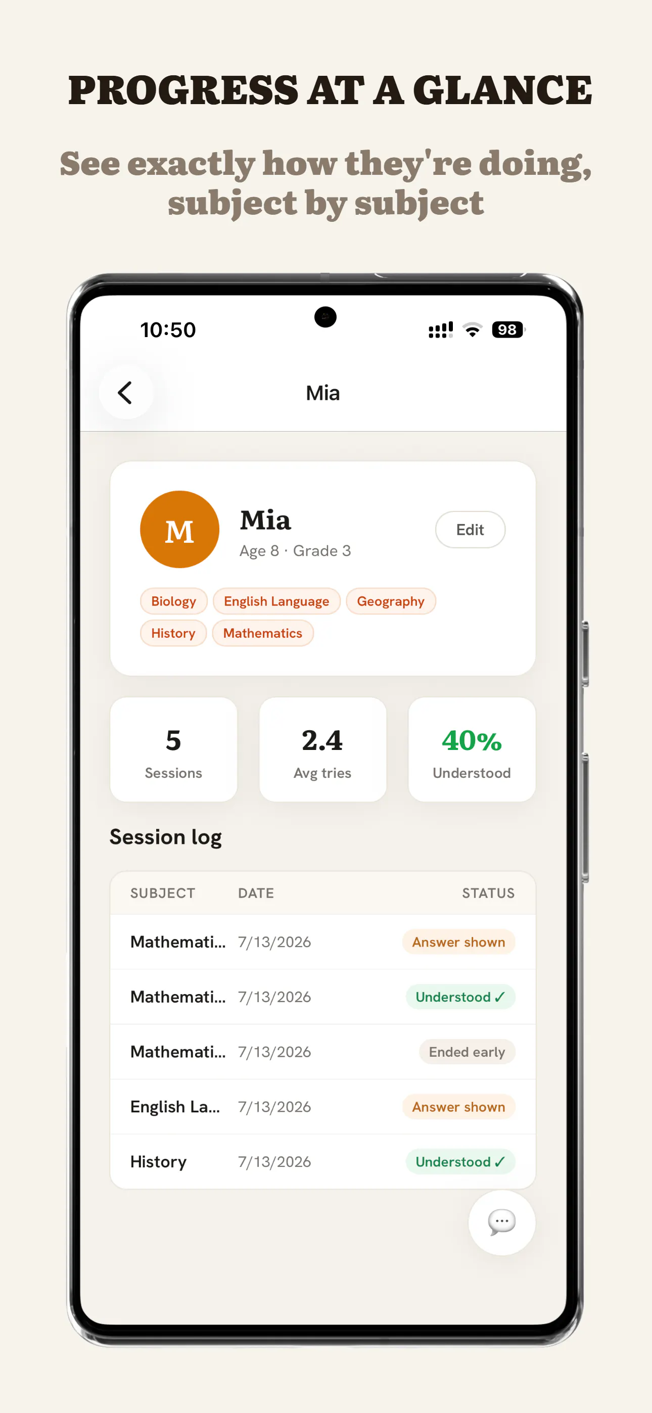 Zirka: AI Tutor for Families gallery image