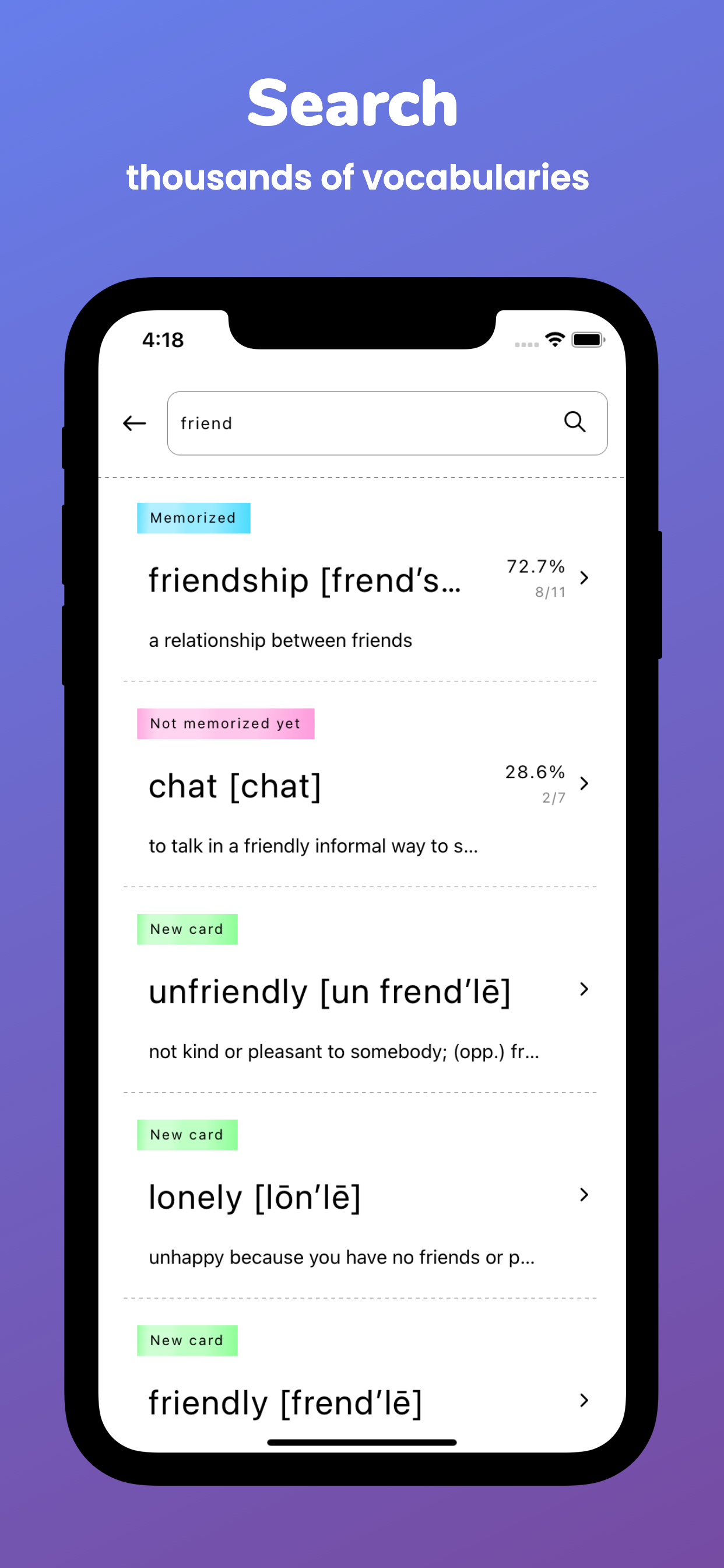 Memorize:Learn New Words with Flashcards gallery image