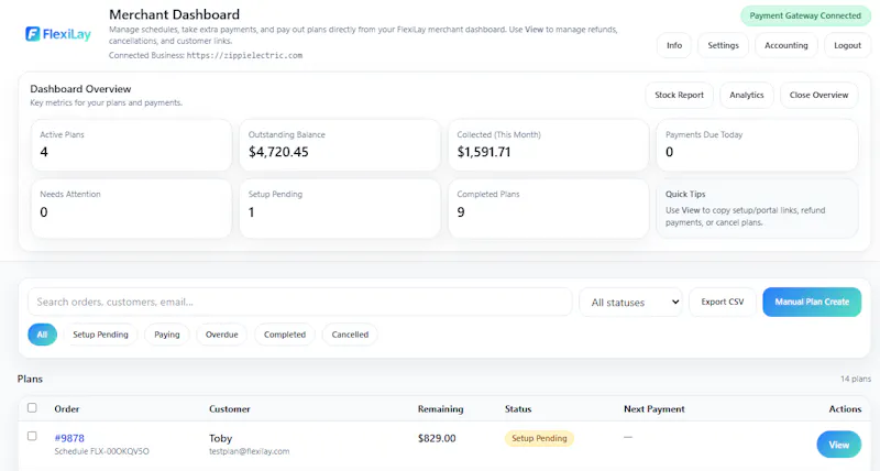 Flexilay Layby & Payment Scheduling screenshot 3