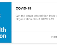 COVID-19 no-code Widget media 2
