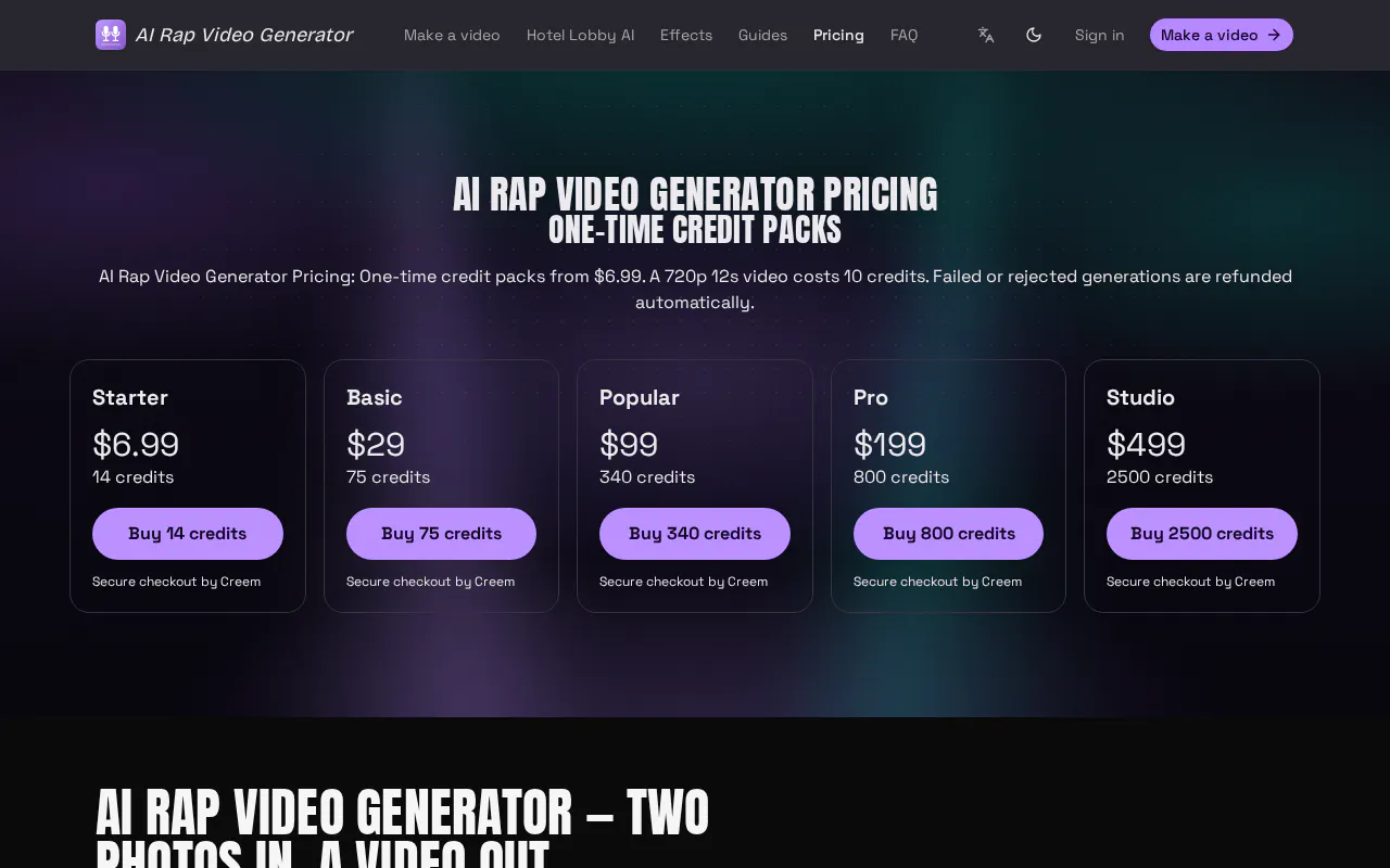 AI Rap Video Generator gallery image