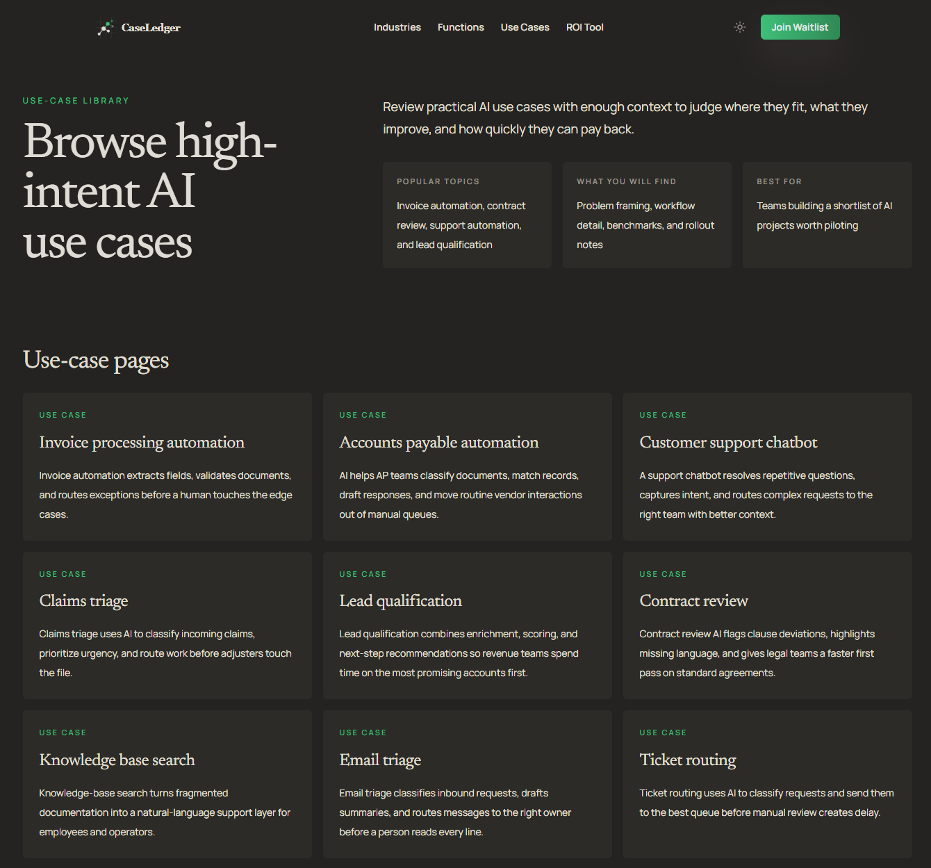 Case Ledger gallery image