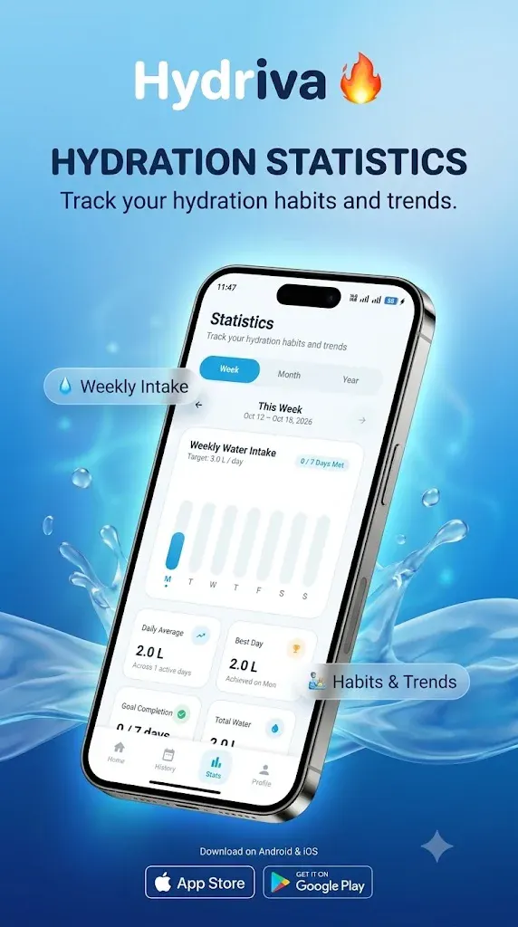 Hydriva - Water Tracker gallery image