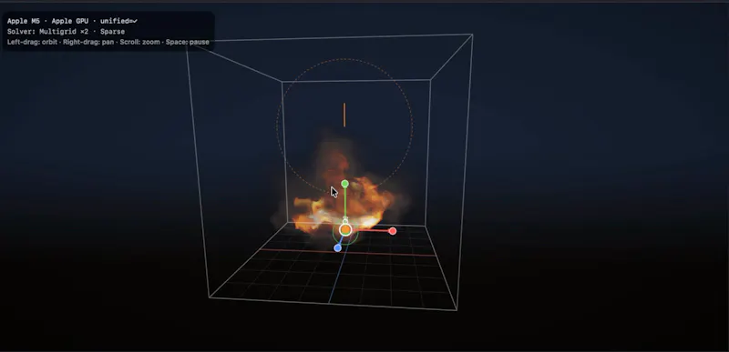 PyroMetal — Pyro simulation, on Metal screenshot 5