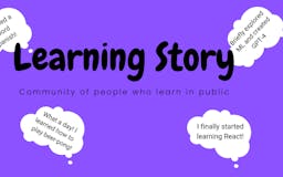 Learning Story media 1