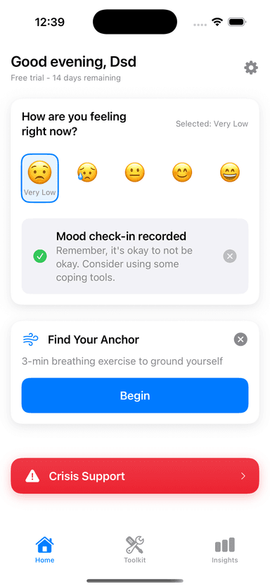 Média Chemin de clarté - Application CBT et DBT privée alimentée par AI pour la clarté mentale 2