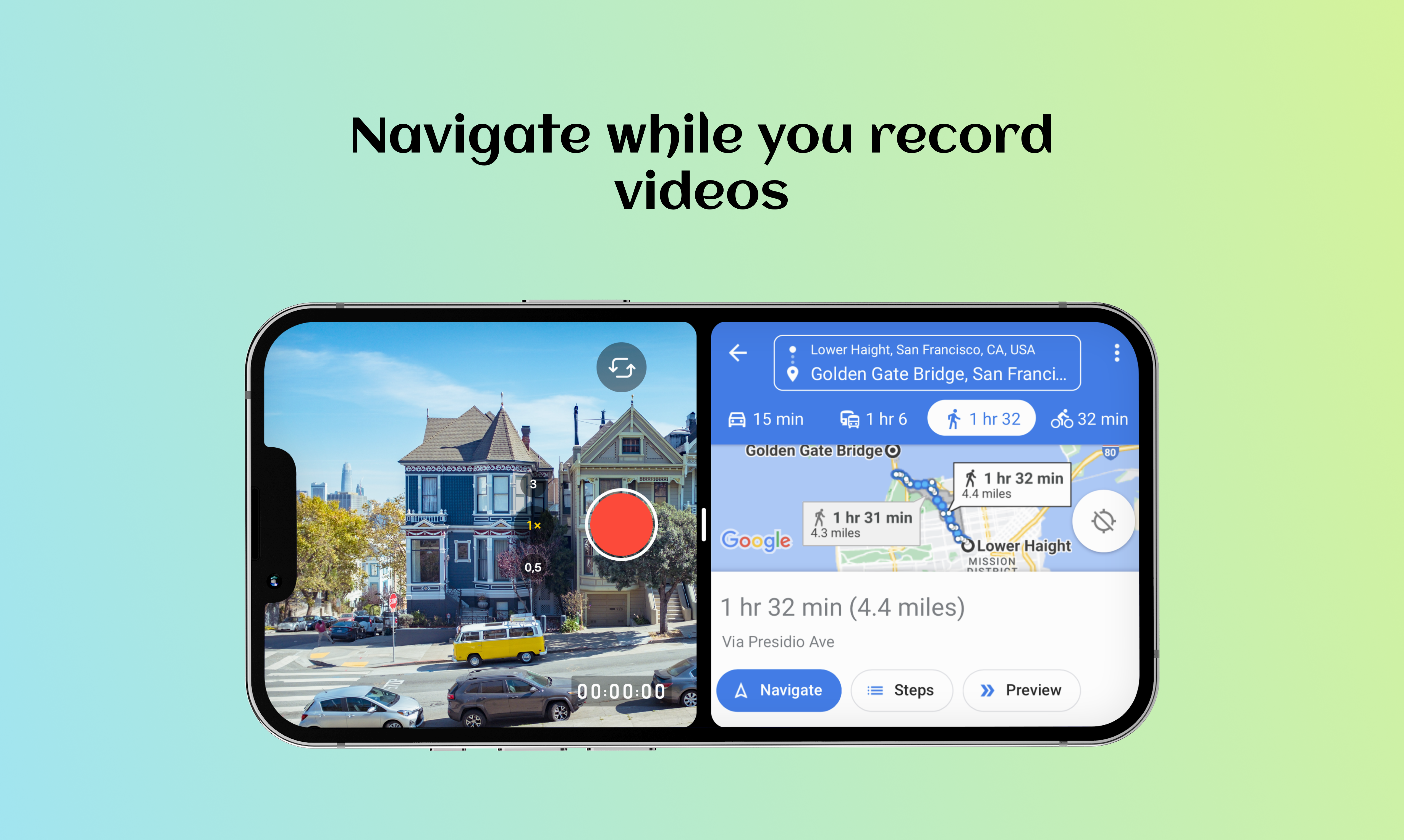 Media Vlogoscope - Sử dụng máy ảnh iPhone của bạn đồng thời Google Maps 4