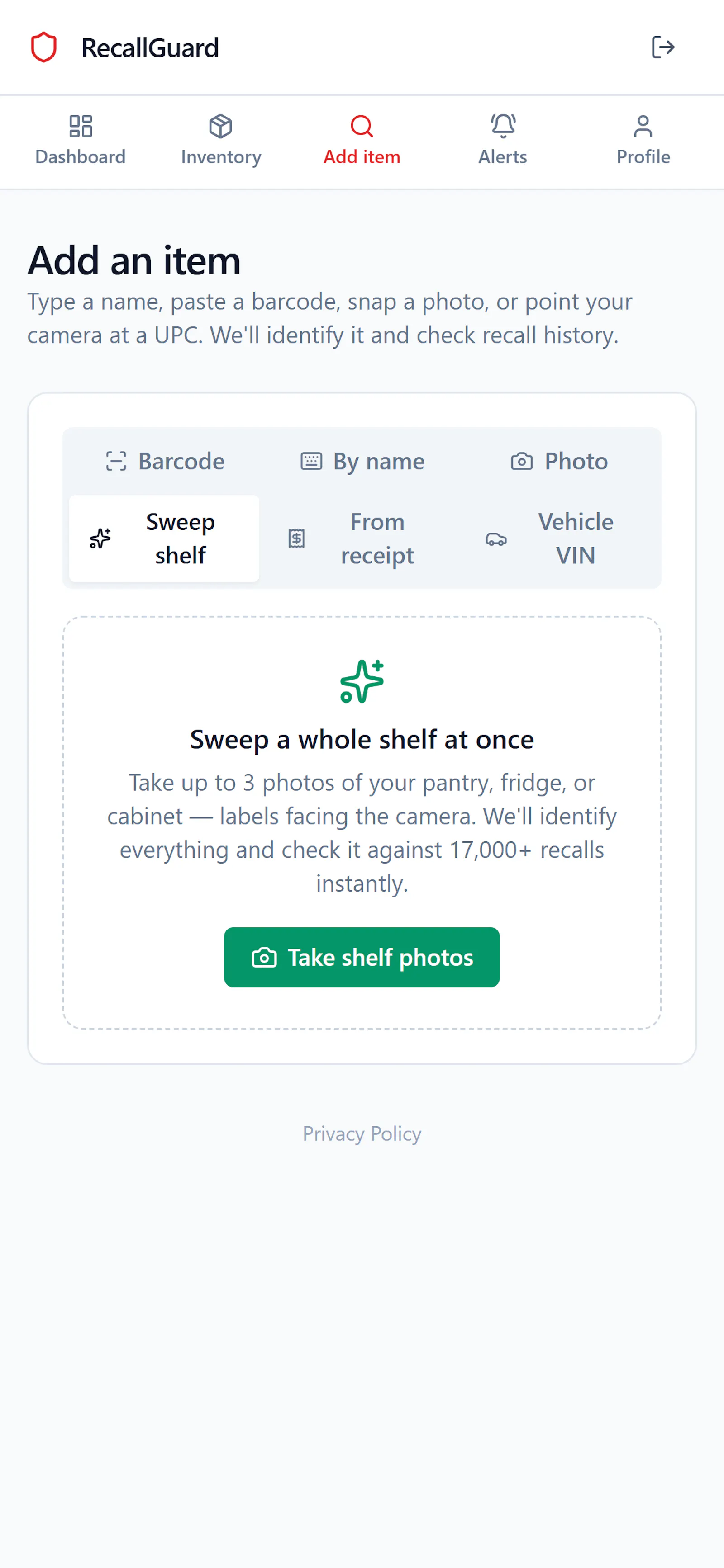 RecallGuard screenshot 4
