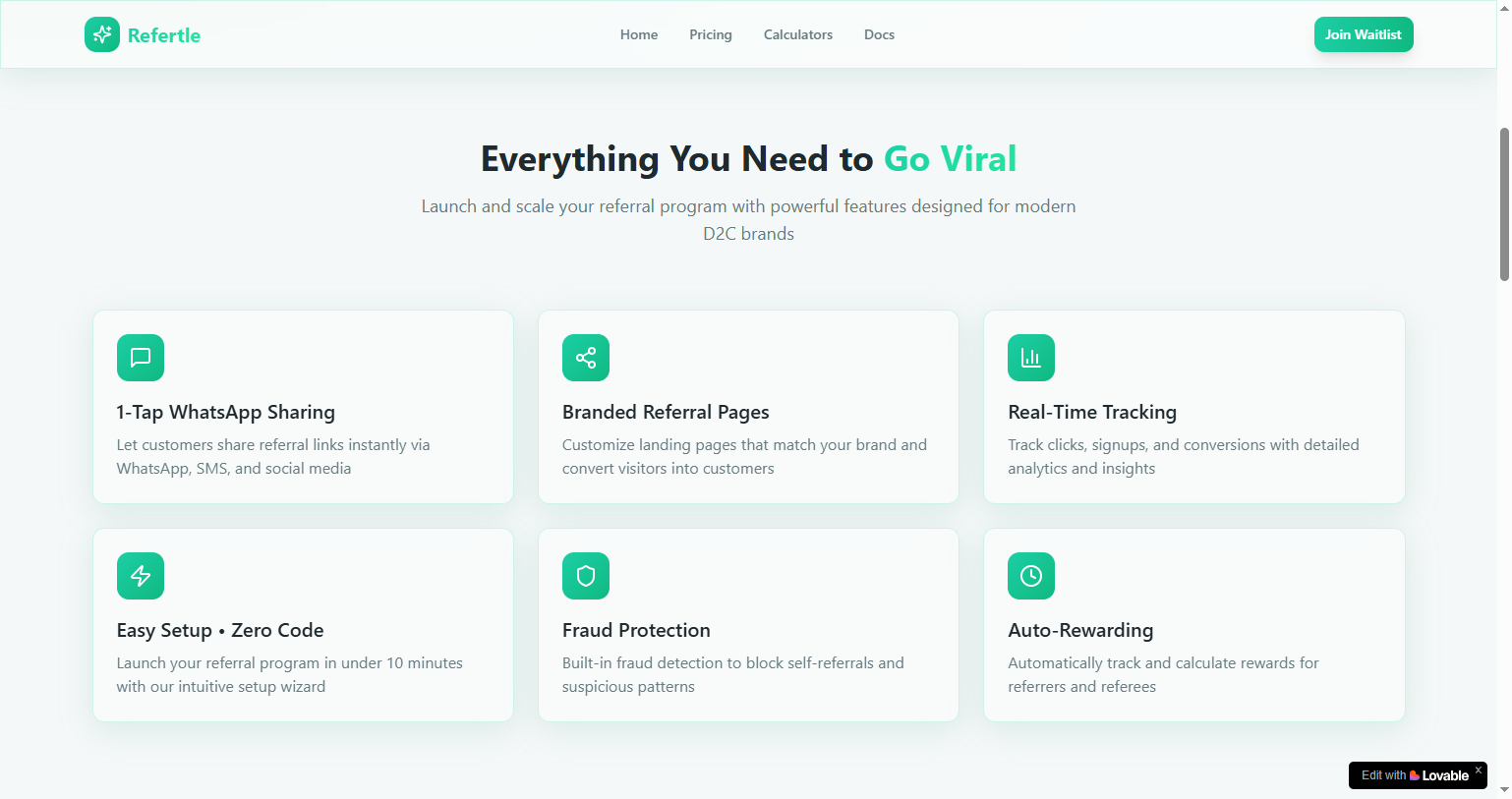 Refertle - Screenshot 2 showing product features and functionality