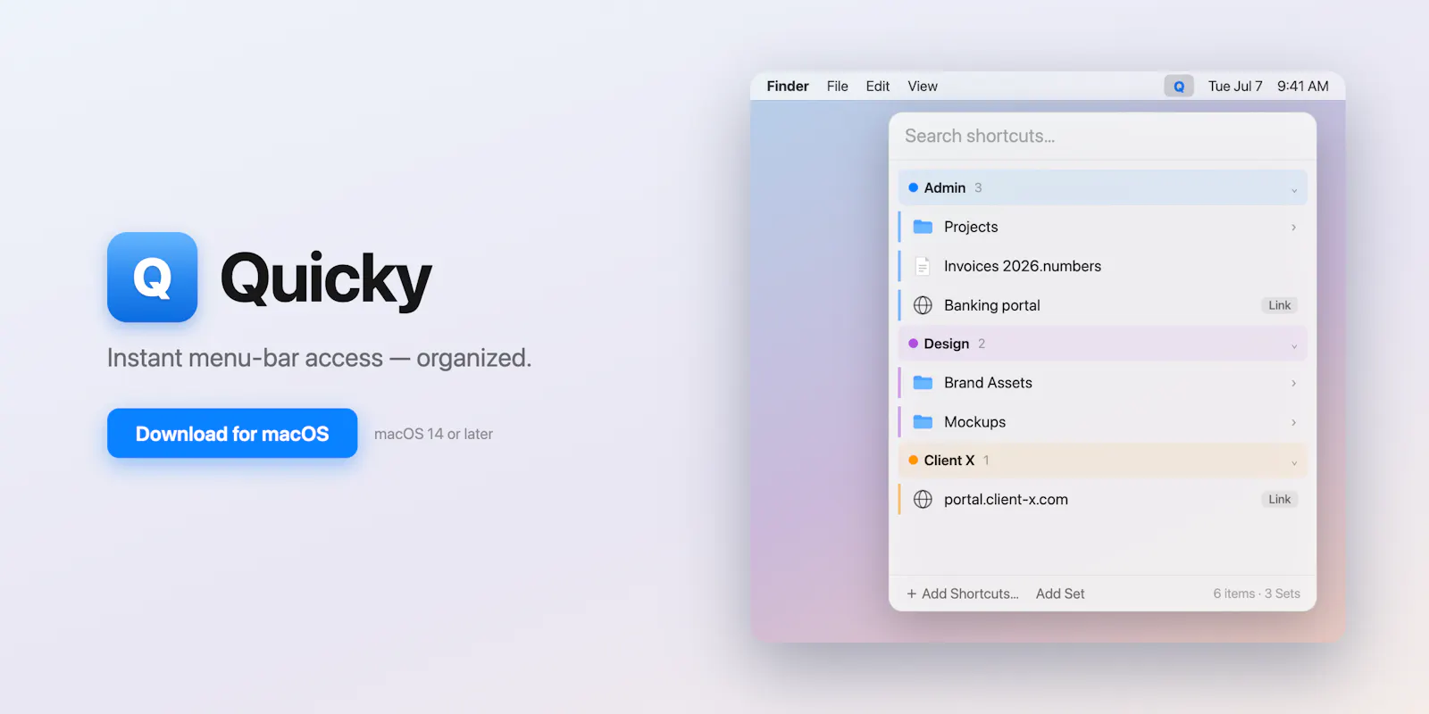 Quicky screenshot 1