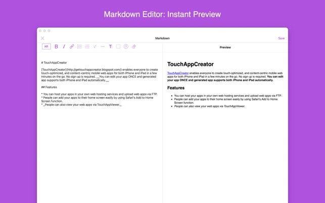 TouchAppCreator gallery image