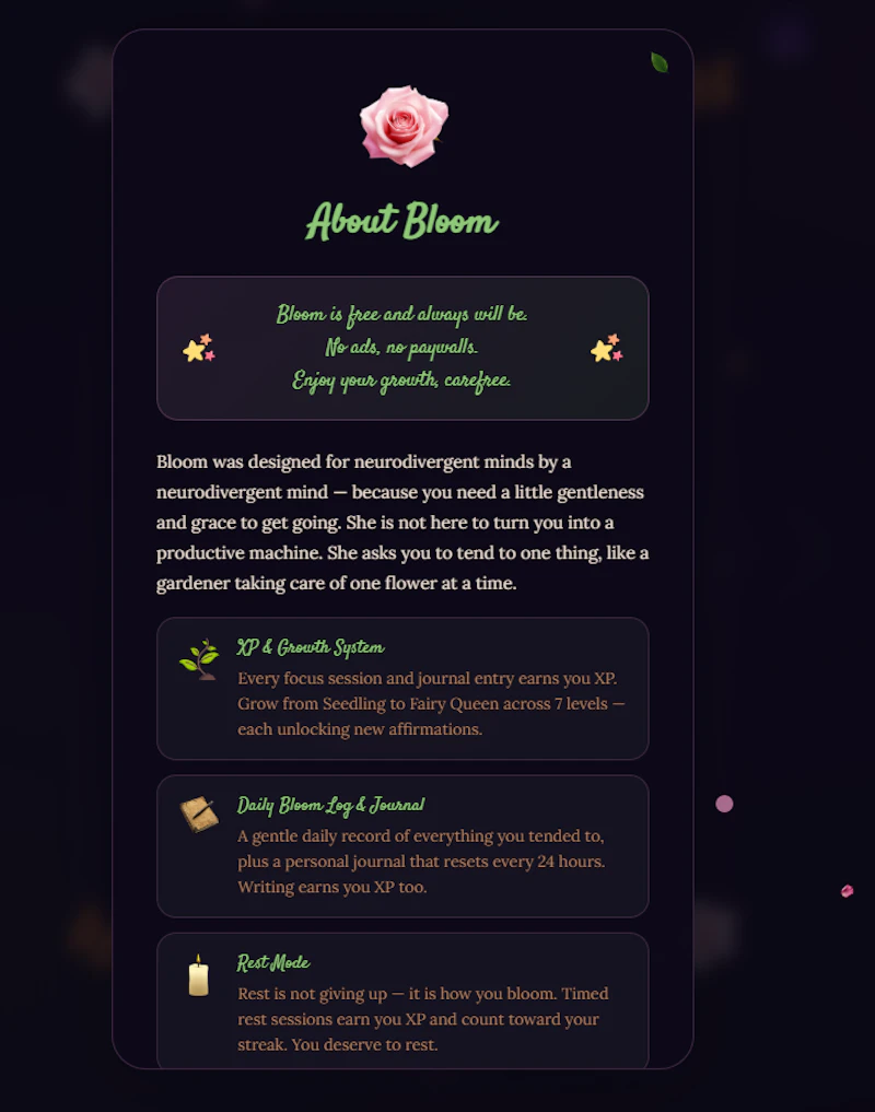 BLOOM screenshot 3