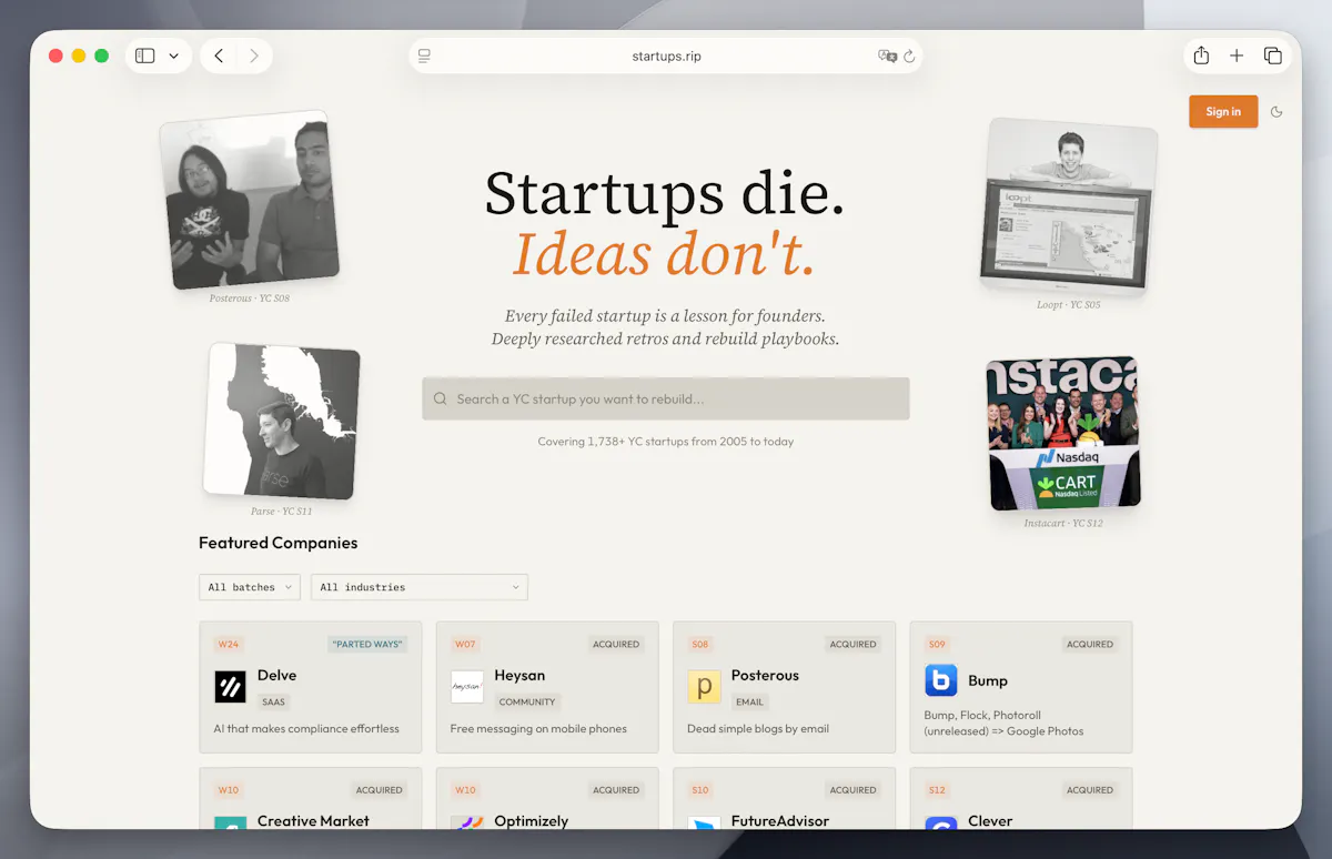 Startups.RIP