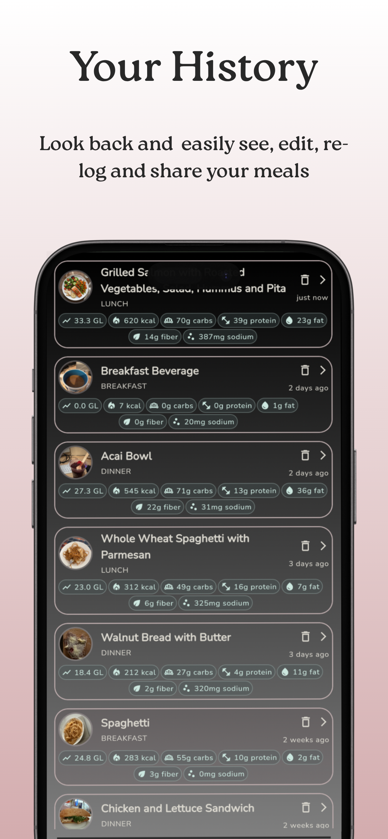 Manna Food & Glucose Tracker gallery image