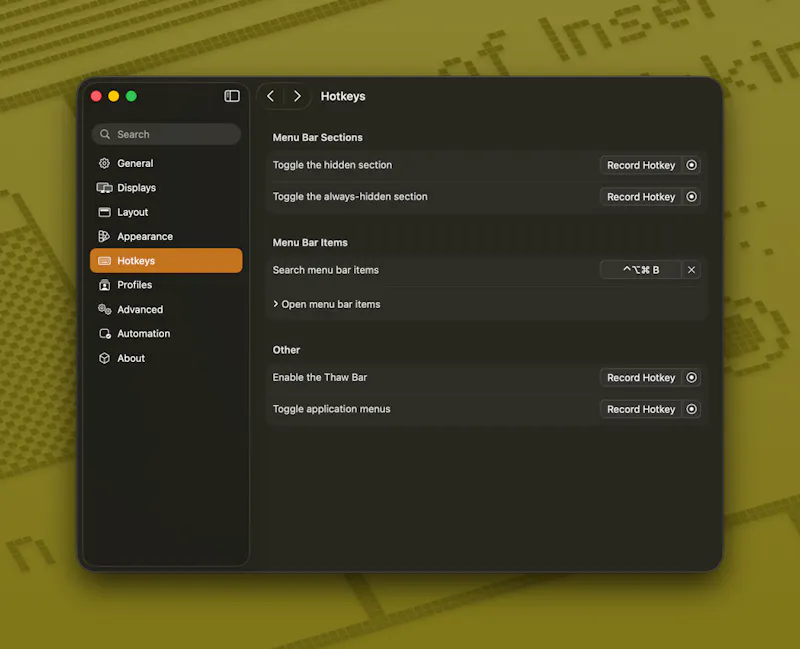 Thaw screenshot 7