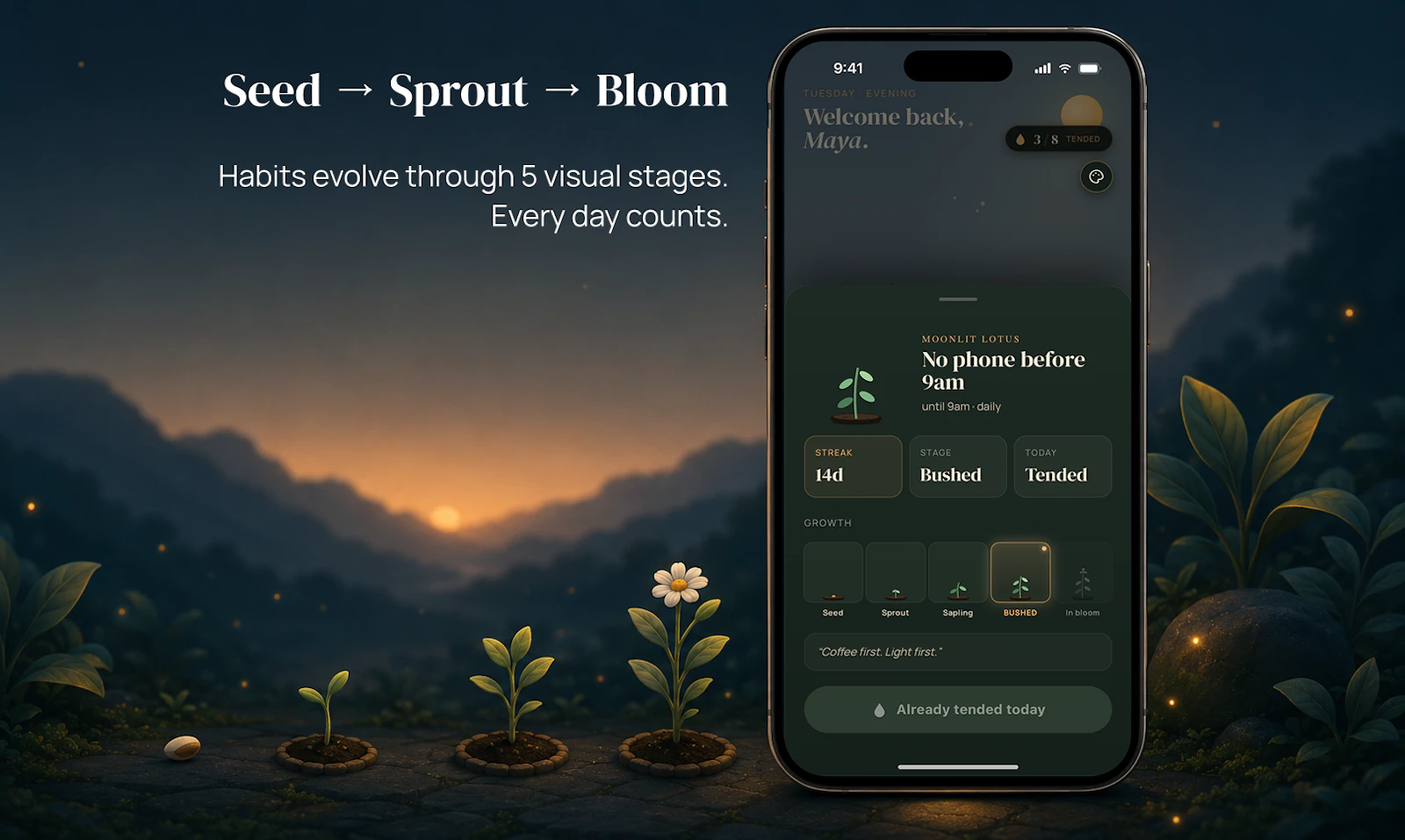 Habit Garden - Grow Better Habits screenshot 2