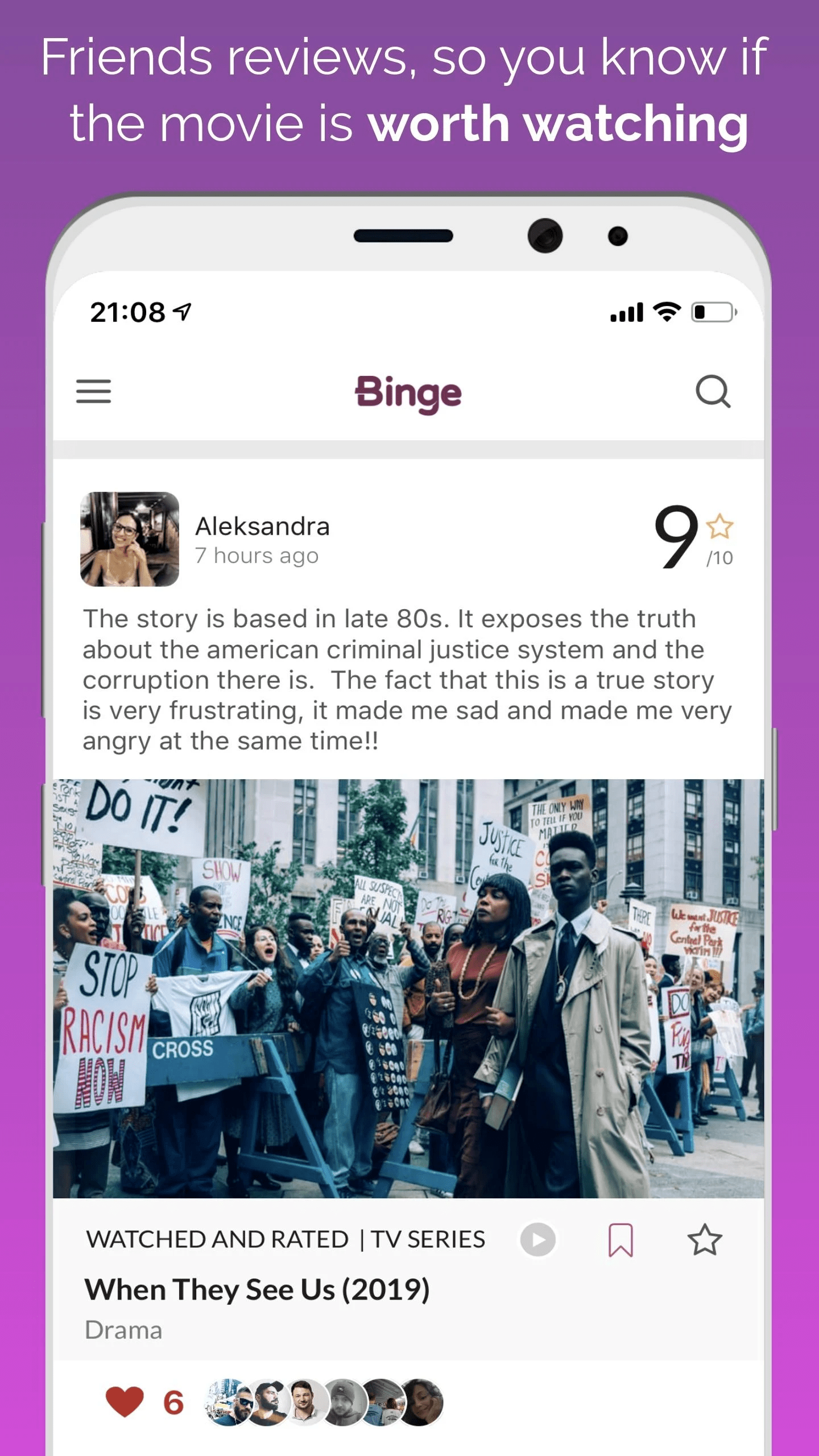 Binge - social movie network gallery image