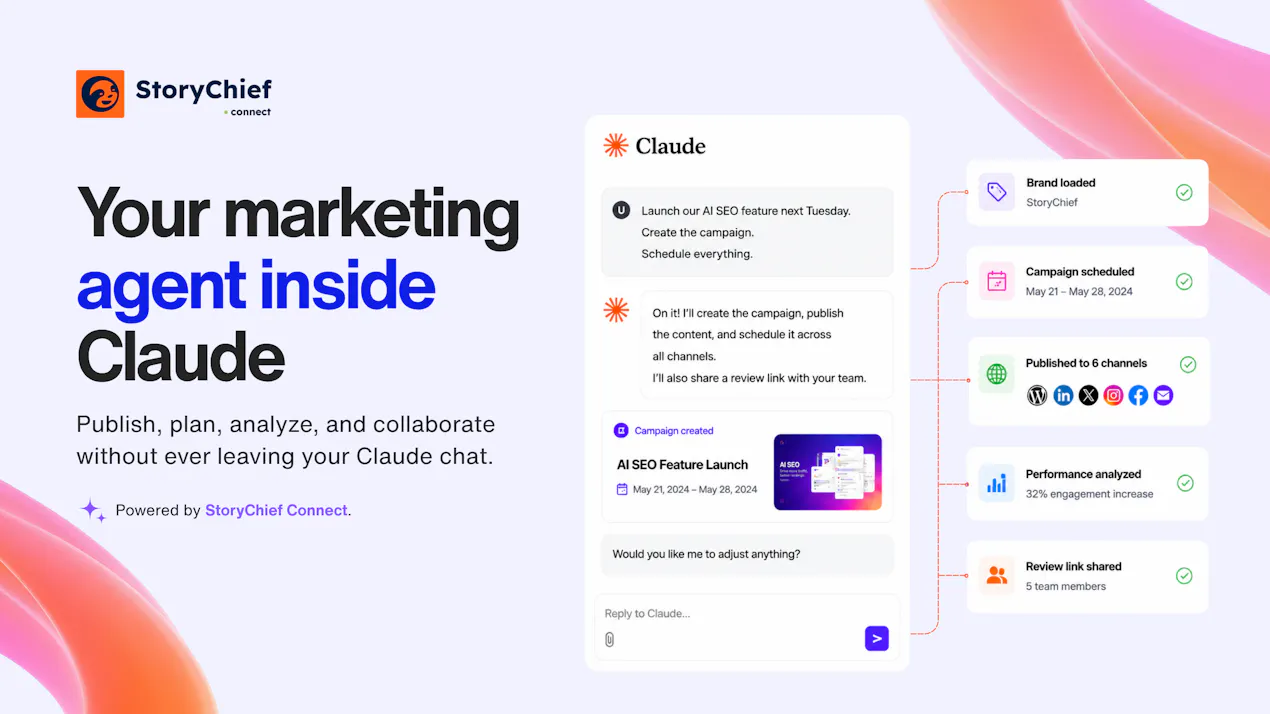 StoryChief Connect product