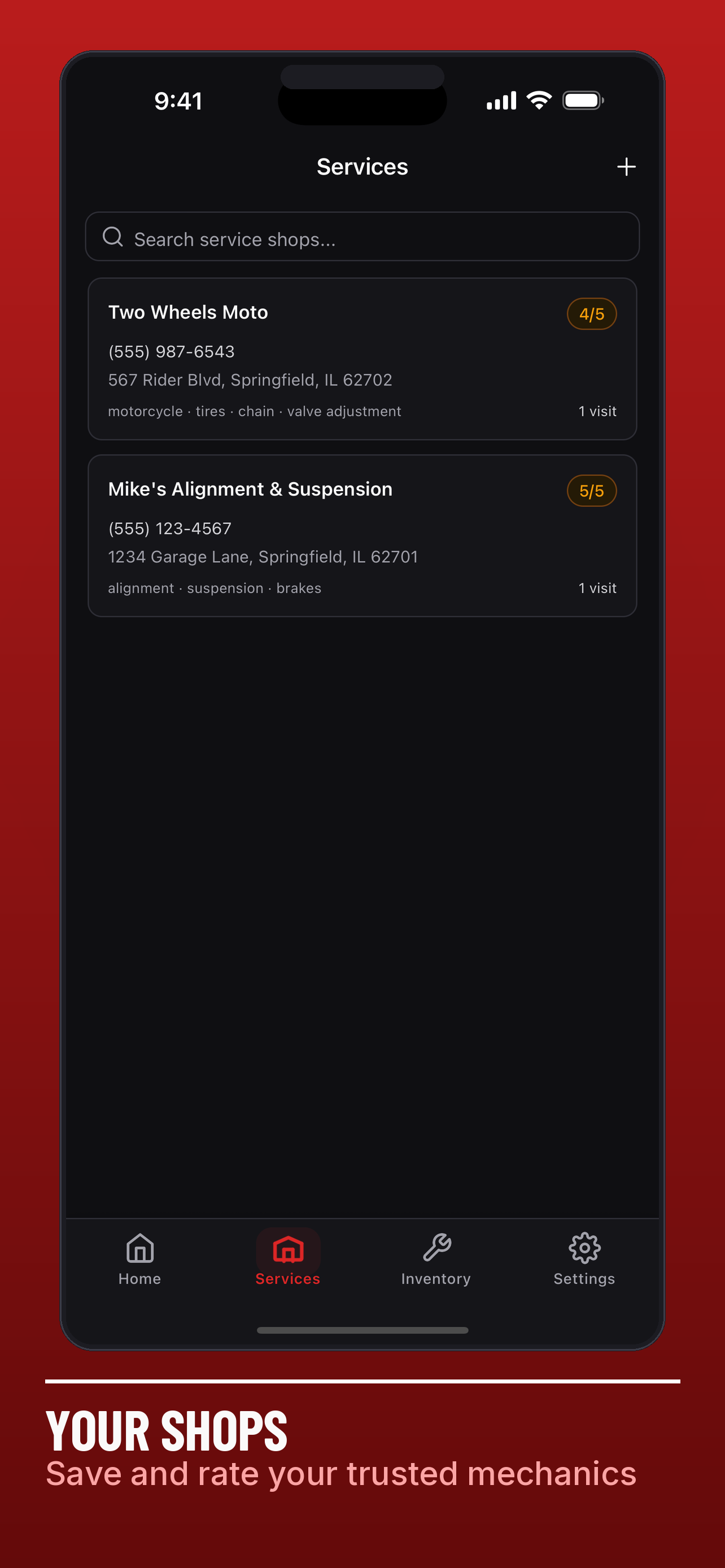 GarageHub - Screenshot 4 showing product features and functionality
