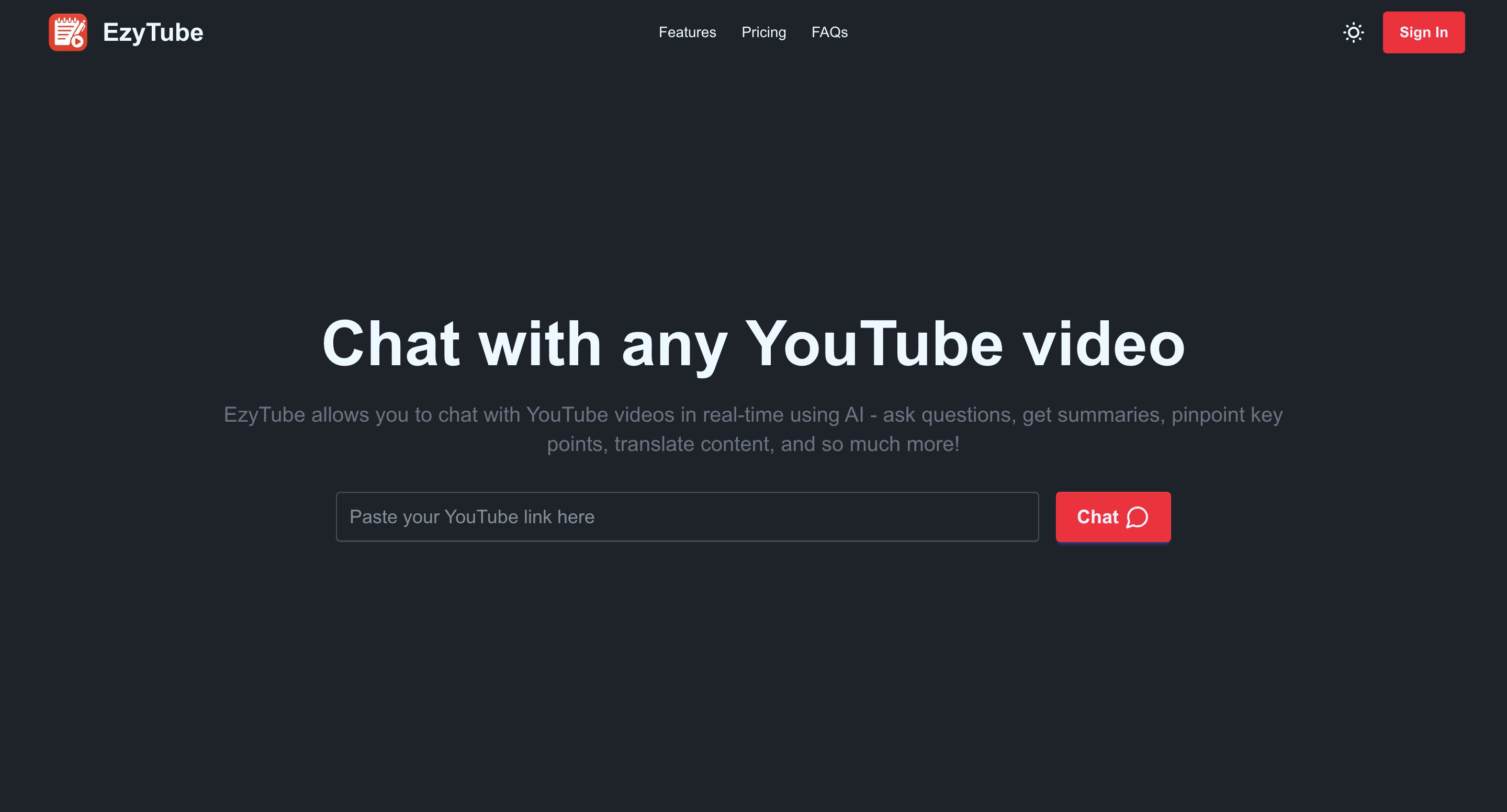 Media Ezytube - Berbual dengan video youtube 1