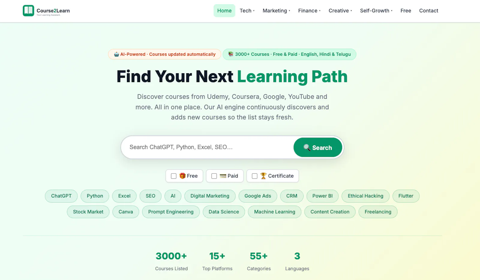 Course2Learn screenshot 3