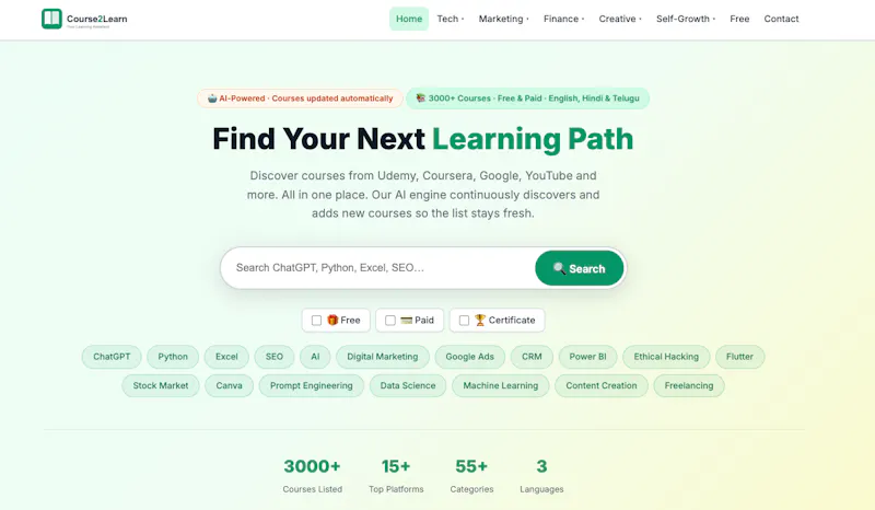 Course2Learn screenshot 3