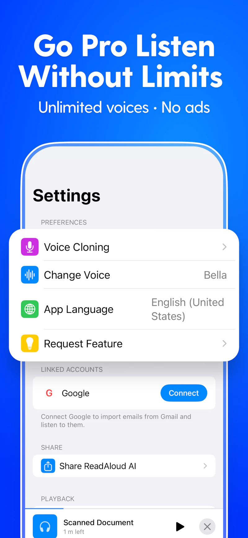 ReadAloud AI screenshot 2