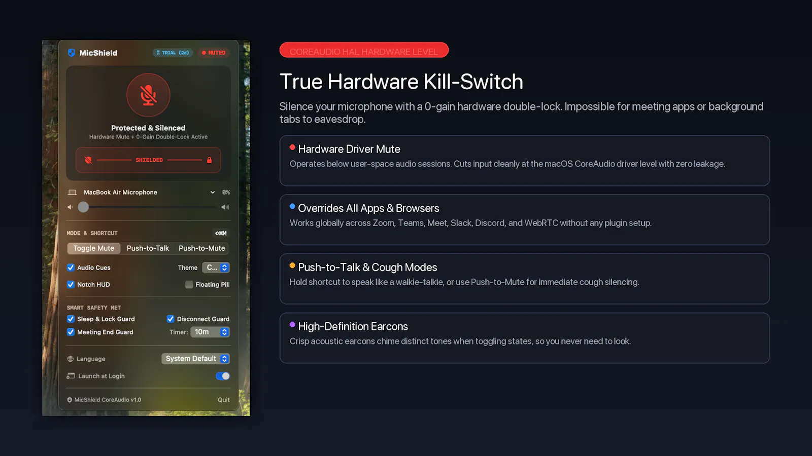 MicShield screenshot 1