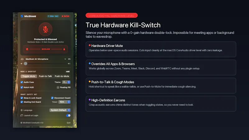 MicShield screenshot 1