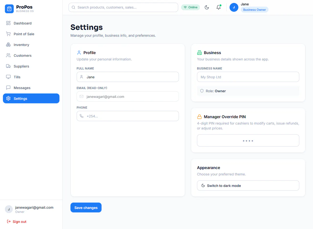 ProPos — Business Operating System gallery image