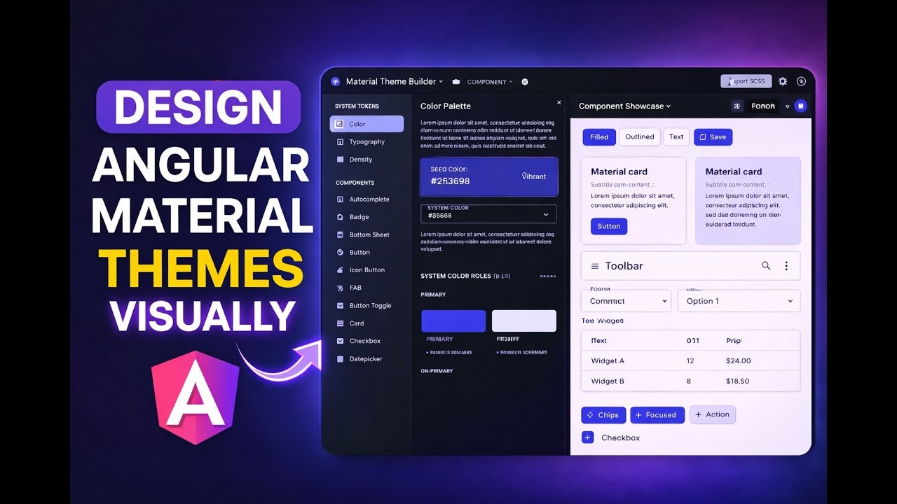 Angular Material Theme Builder gallery image