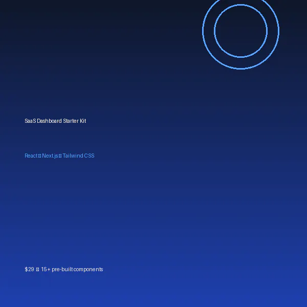 SaaS Dashboard Starter Kit