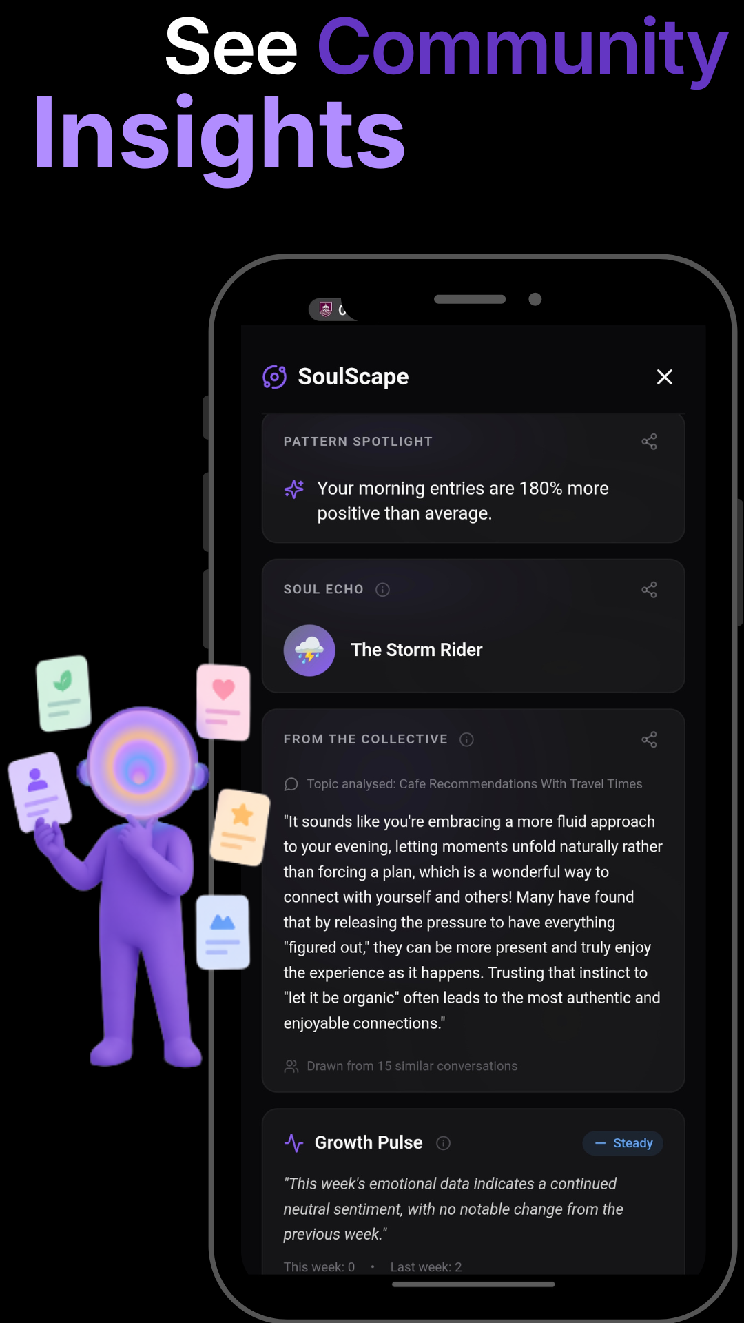 Soulo - Voice Journal with an AI Mind  gallery image