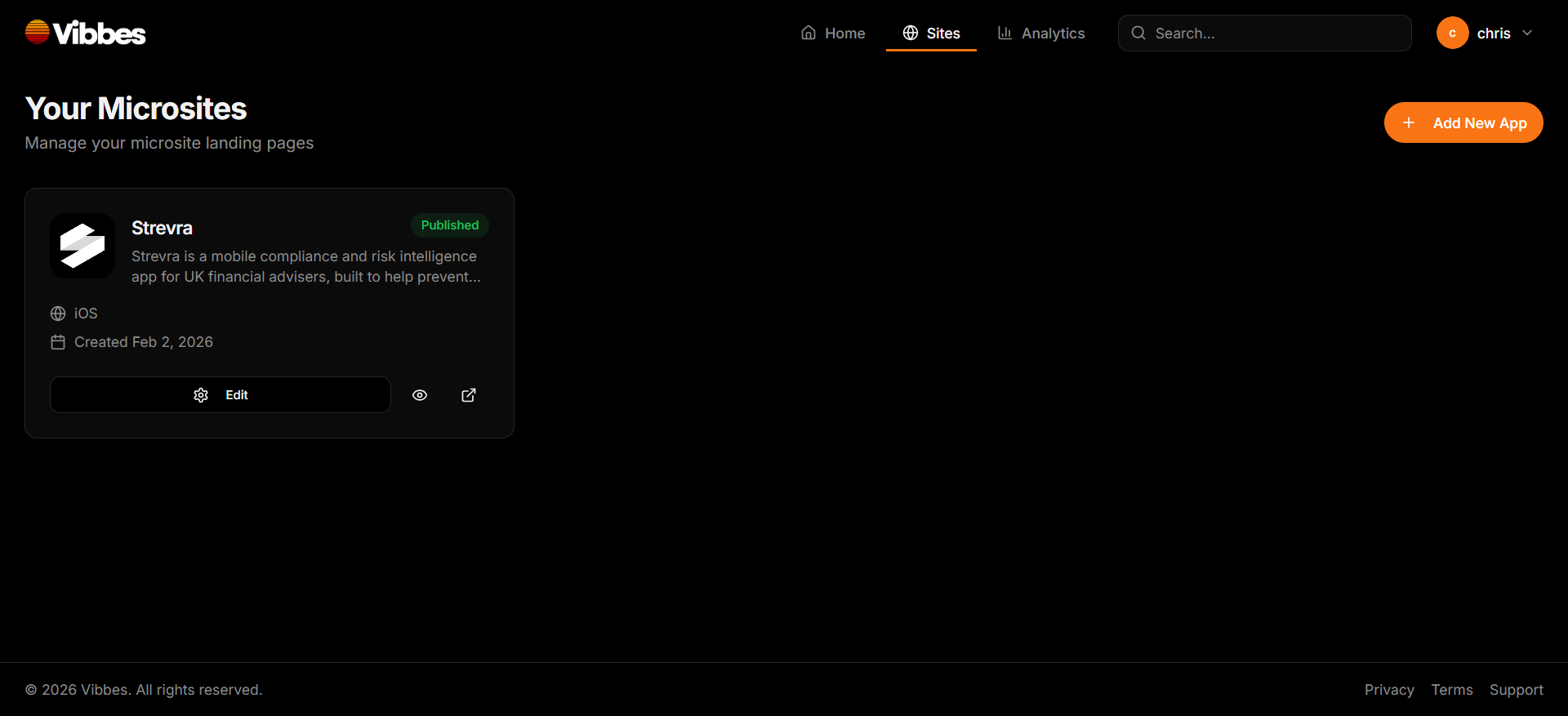 Vibbes - Screenshot 3 showing product features and functionality