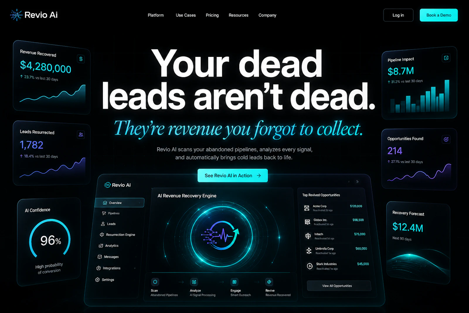 Revio — Revenue Intelligence AI screenshot 1