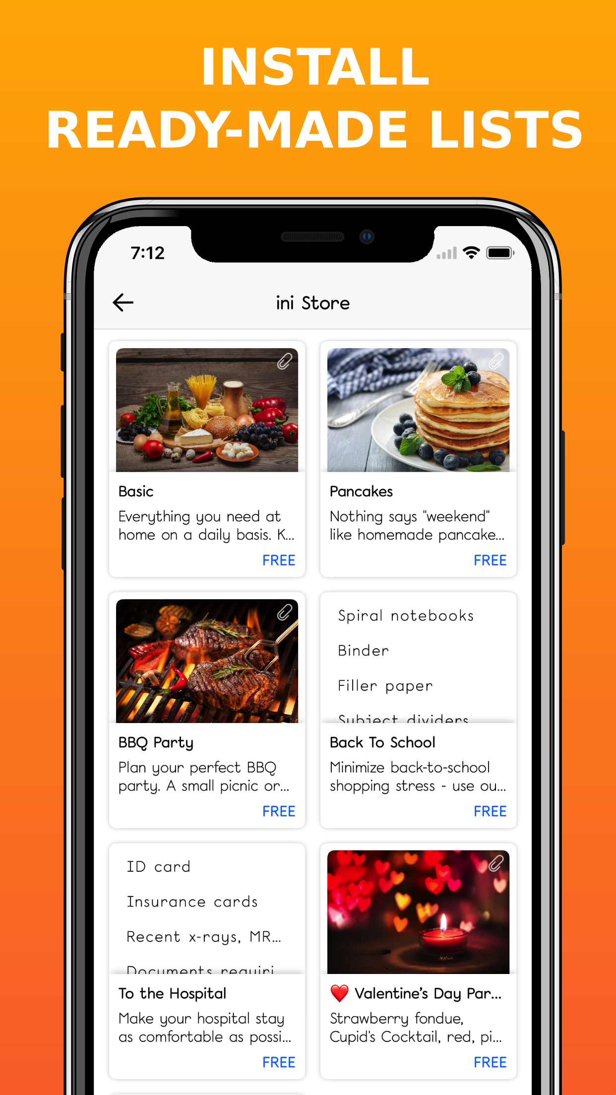 ini - List Maker with Notes gallery image