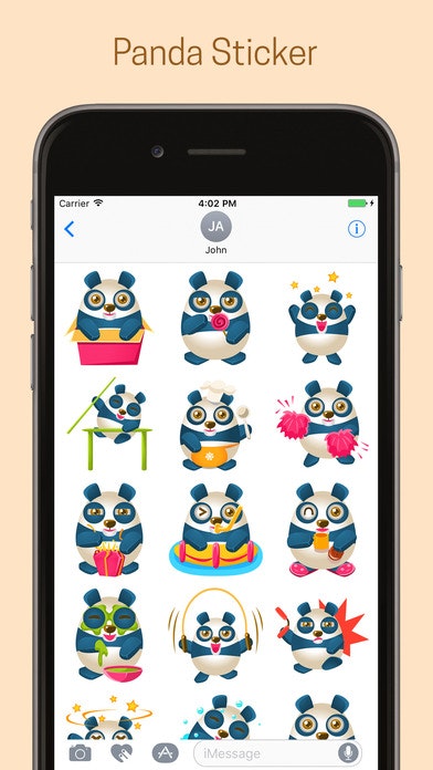 Panda Emoji Stickers - iMessage gallery image