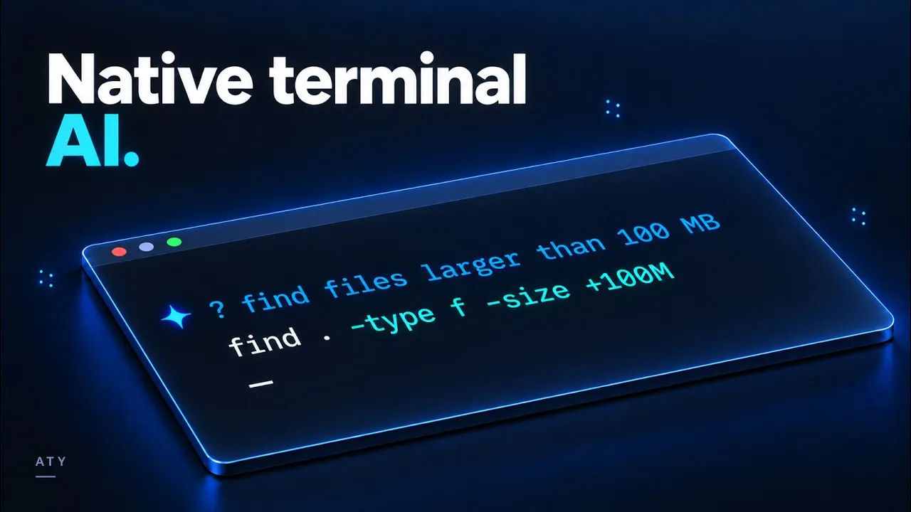 ATY native terminal/shell AI assistant gallery image