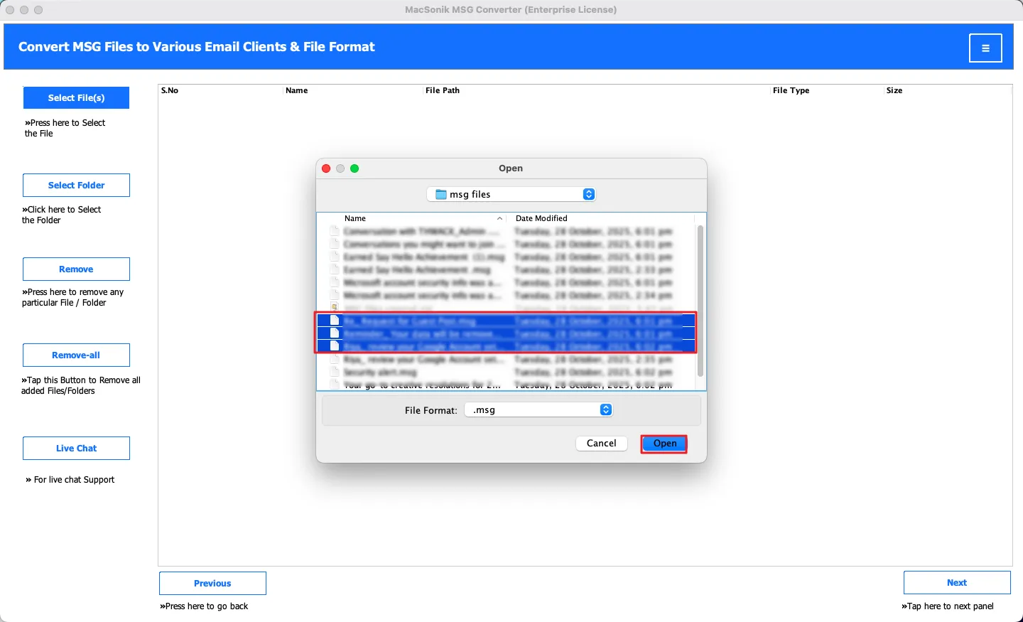 MacSonik MSG Converter Tool gallery image