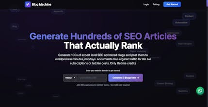Blog Machine by SEO Content Automation gallery image