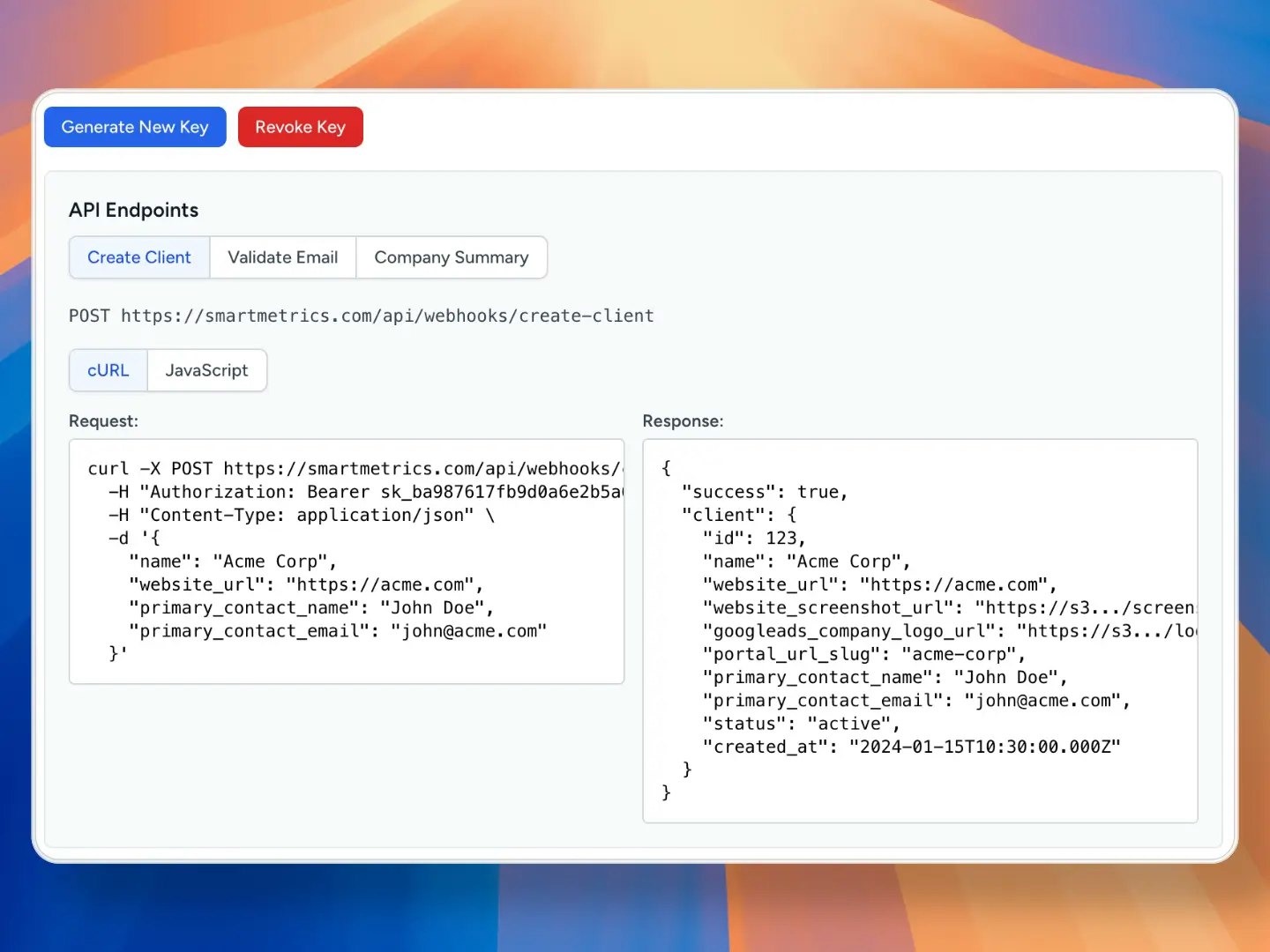 SmartMetrics - Screenshot 4 showing product features and functionality